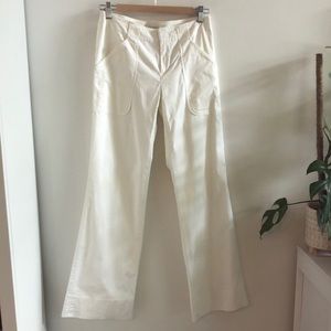 COPY - fully lined Banana Republic wide cotton pants